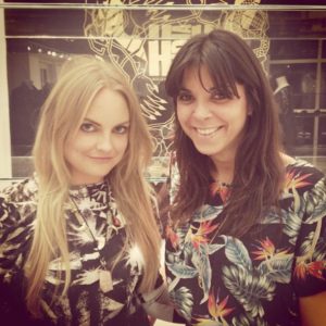 Holly Silius and Hannah Warner nail jewelry
