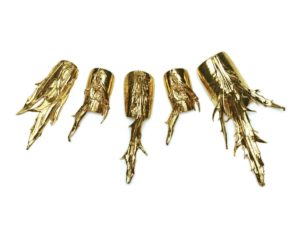 nail jewelry thistle