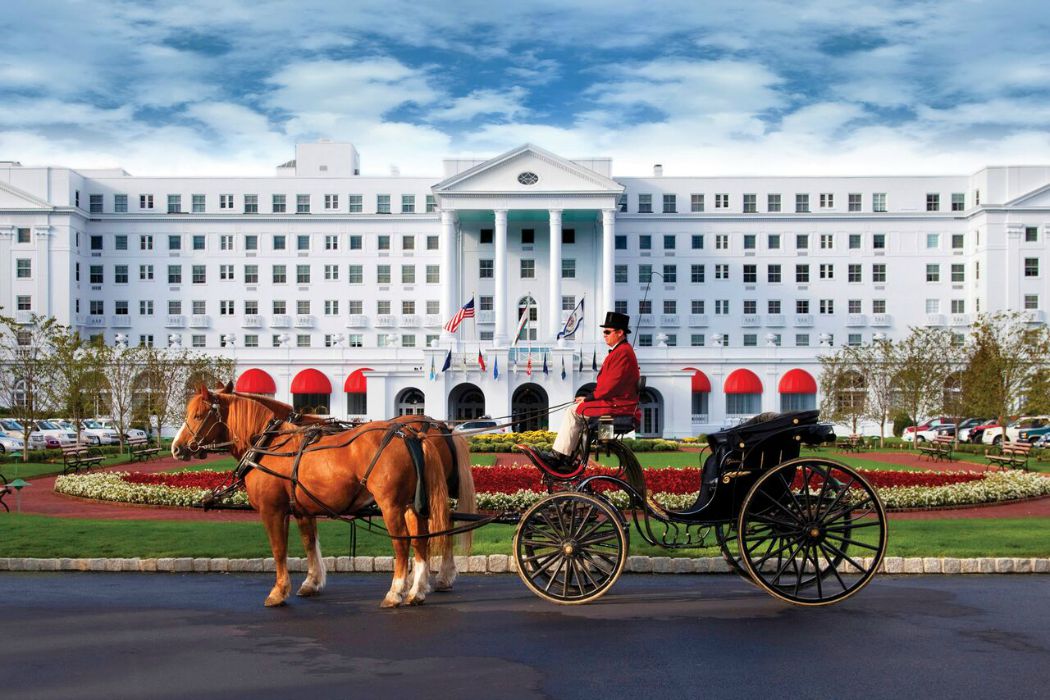 A final The Greenbrier Front Entrance