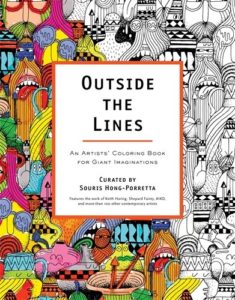 adult coloring book outside the lines