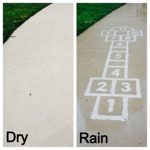 Rainworks rain activated messages