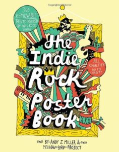 indie rock poster book adult coloring book
