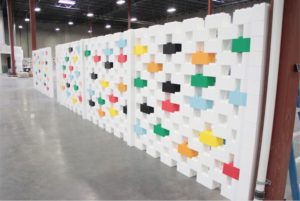 everblock plastic blocks wall