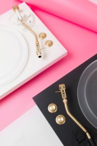 retro futurism record player