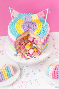 sprinkles for breakfast piñata cake