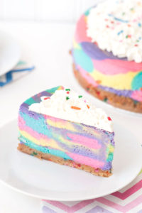 sprinkles for breakfast rainbow cheesecake