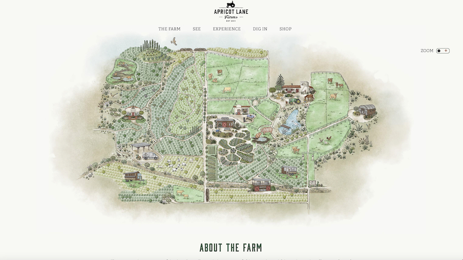 apricot lane farms interactive farm map