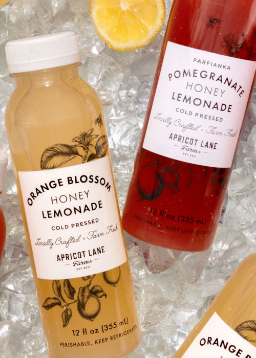 Apricot Lane Farms lemonade packaging