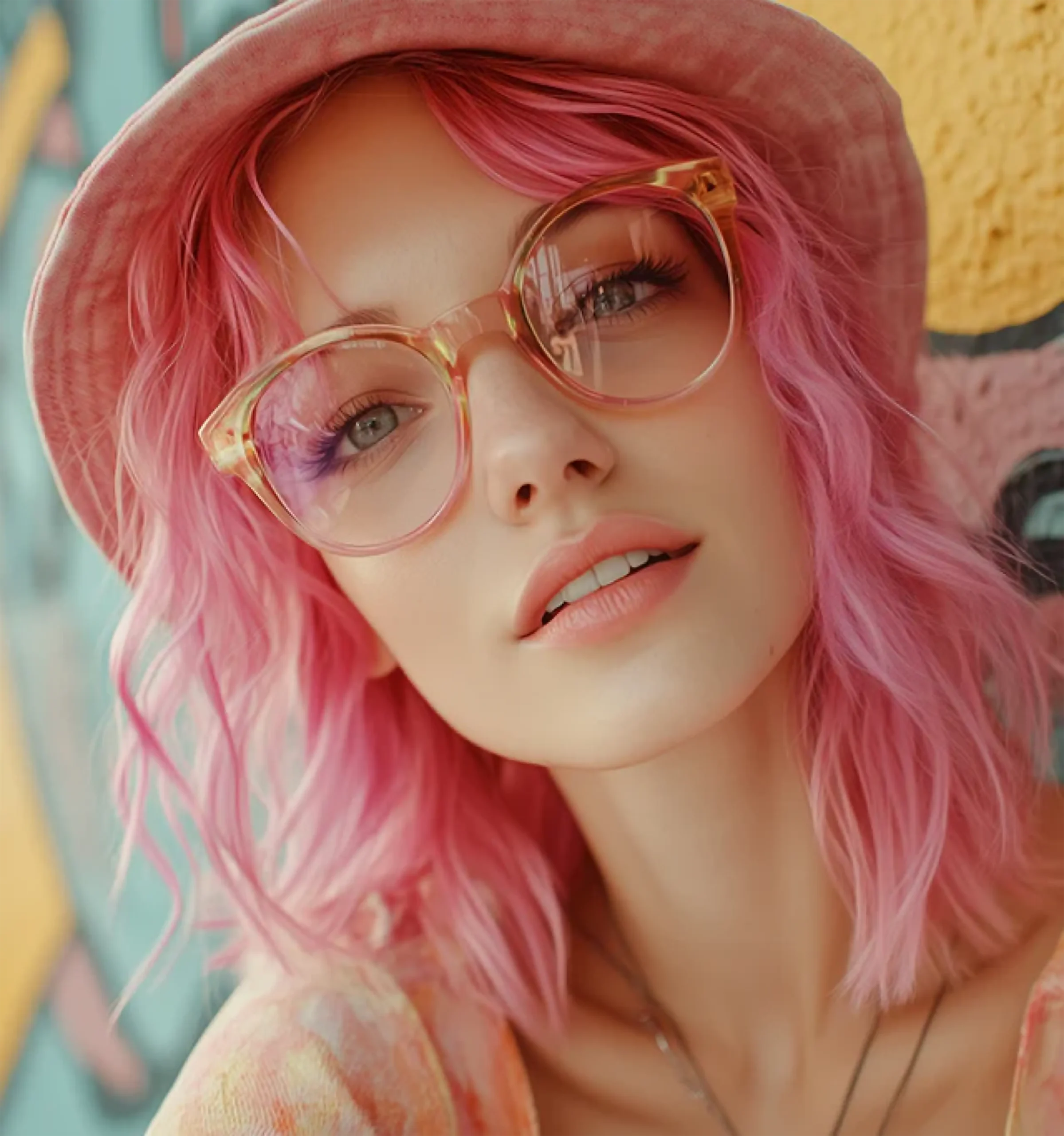 Splat hair color pink hair
